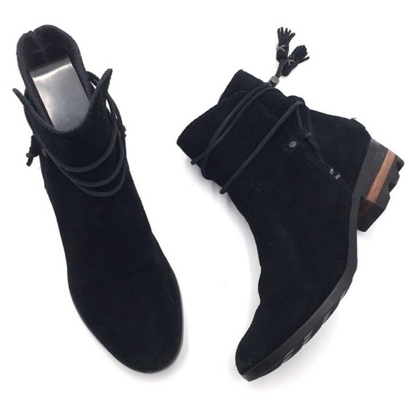 Sorel Farah real suede waterproof ankle boots - Picture 1 of 10